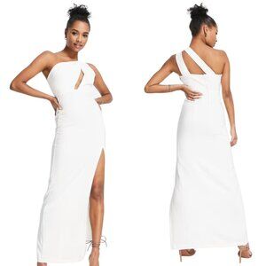 NWT Women's Dress, White Satin Maxi Dress, Vesper Brand Size 2 & 4